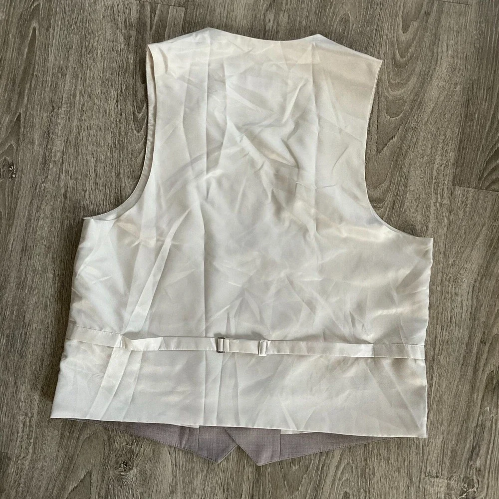 Allure Men Sandstone 6‎ button Vest 60% Wool